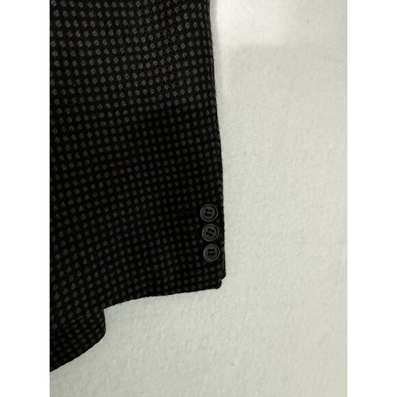 Mani Mens Suit Coat 43R Blazer Made in Italy 100% Pure Virgin Wool Navy - Picture 8 of 14